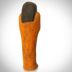 Ancient Egyptian Authentic Painted Wood Tomb Statue // Museum Display