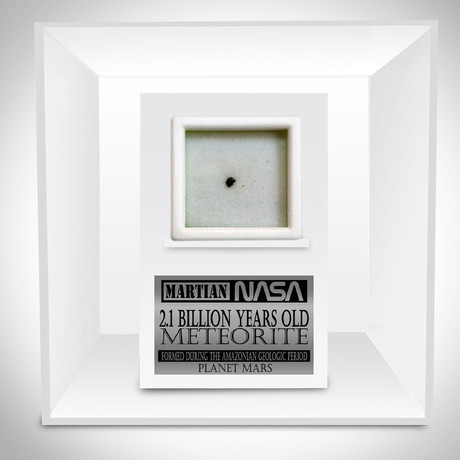 Authentic Martian Meteorite // Museum Display