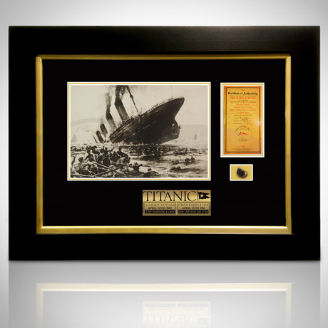Titanic Authentic Coal // Custom Frame