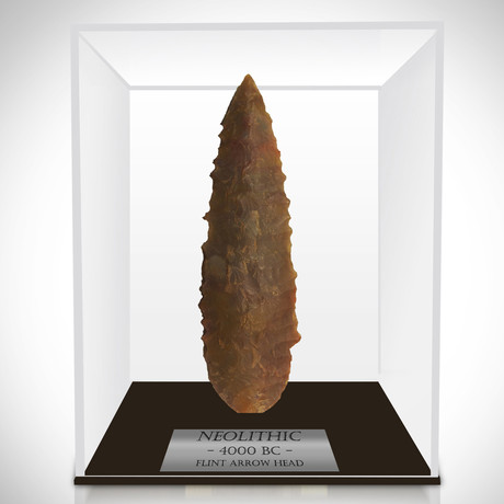 Neolithic Authentic Spear // Museum Display