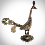 Antique Arab Peacock Kohl // Bottle Applicator