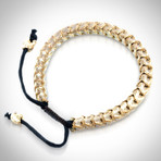 Rattlesnake Authentic Bone // Bracelet // White