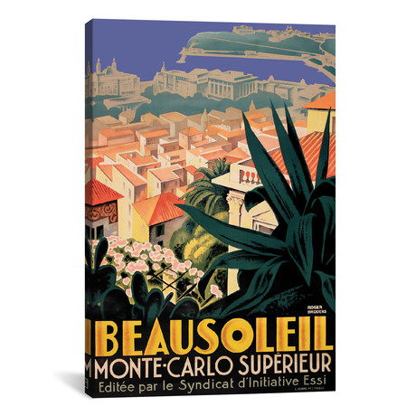 Beausoleil, Monte-Carlo (18"W x 26"H x 0.75"D)