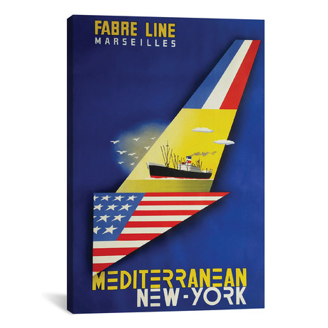 Fabre Line Marseilles, Mediterranean // New York
