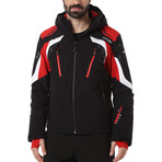 Lofer Ski Jacket // Black + Red (Euro: 54)