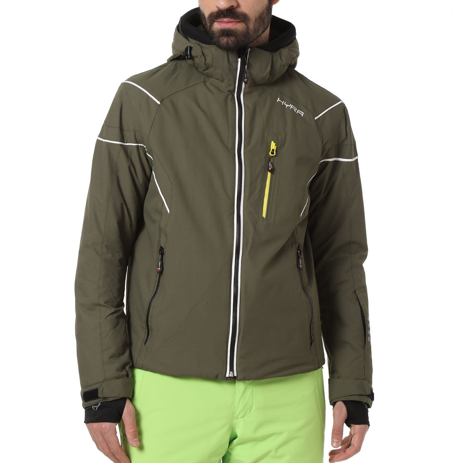 Lachtal Ski Jacket // Army Green + White (Euro: 50) - Hyra - Touch of ...