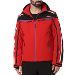 Chur Ski Jacket // Red + Black (Euro: 54)