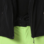 Chur Ski Jacket // Black + Lime Green (Euro: 48)