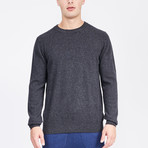 Classic Crew Neck Cashmere Sweater // Charcoal Heather (2XL)