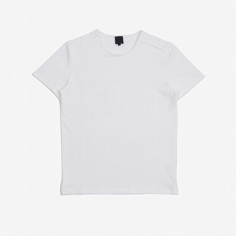 Kim French Terry T-Shirt // White (XS)