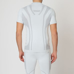 T-Shirt Short Sleeves Funtional Wear // White + Off White (M)