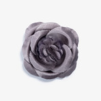 Mahal Buttercup Lapel Flower // Grey