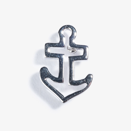 Anchor Pin // Silver