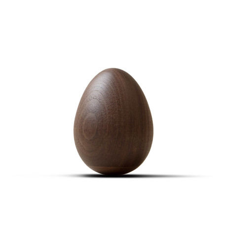 Walnut Zen Egg // All Walnut