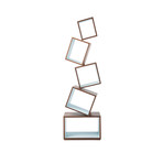 Equilibrium Bookcase // Natural Wood // Celeste