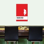 Mario // Minimal Colorcode Poster // Chungkong (26"W x 18"H x 0.75"D)