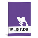 Waluigi // Minimal Colorcode Poster // Chungkong (26"W x 18"H x 0.75"D)