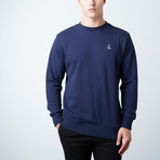 Canary Windsurfer Embroidery Sweatshirt // Navy (M)