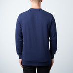 Canary Windsurfer Embroidery Sweatshirt // Navy (M)