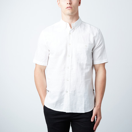 Pavilion Linen Short Sleeve // White (S)