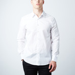 Avalon Embroidered Long Sleeve Shirt // White (M)