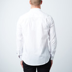 Avalon Embroidered Long Sleeve Shirt // White (M)