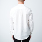 Long Reef Linen Pop Over Long Sleeve // White (XL)