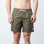 Sunny Side Up Swim Short // Green (30)