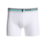 Cotton Flag Boxer Briefs // White + Light Blue + Grey (M)