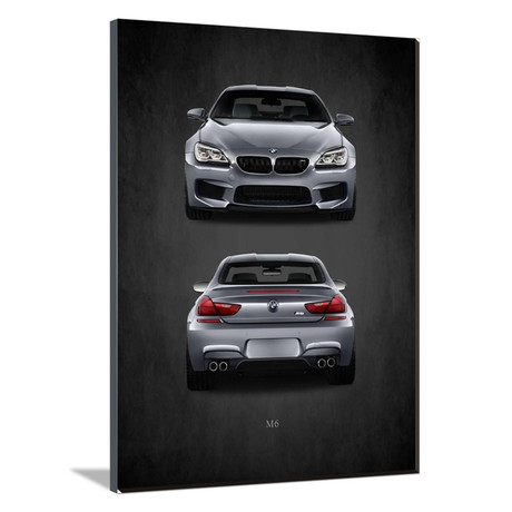 BMW M6 (12"W x 16"H x 2"D)
