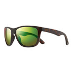 Otis Modified Square Sunglasses // Tortoise + Green Water
