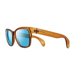Trystan Sunglasses // Root Beer + Blue Water