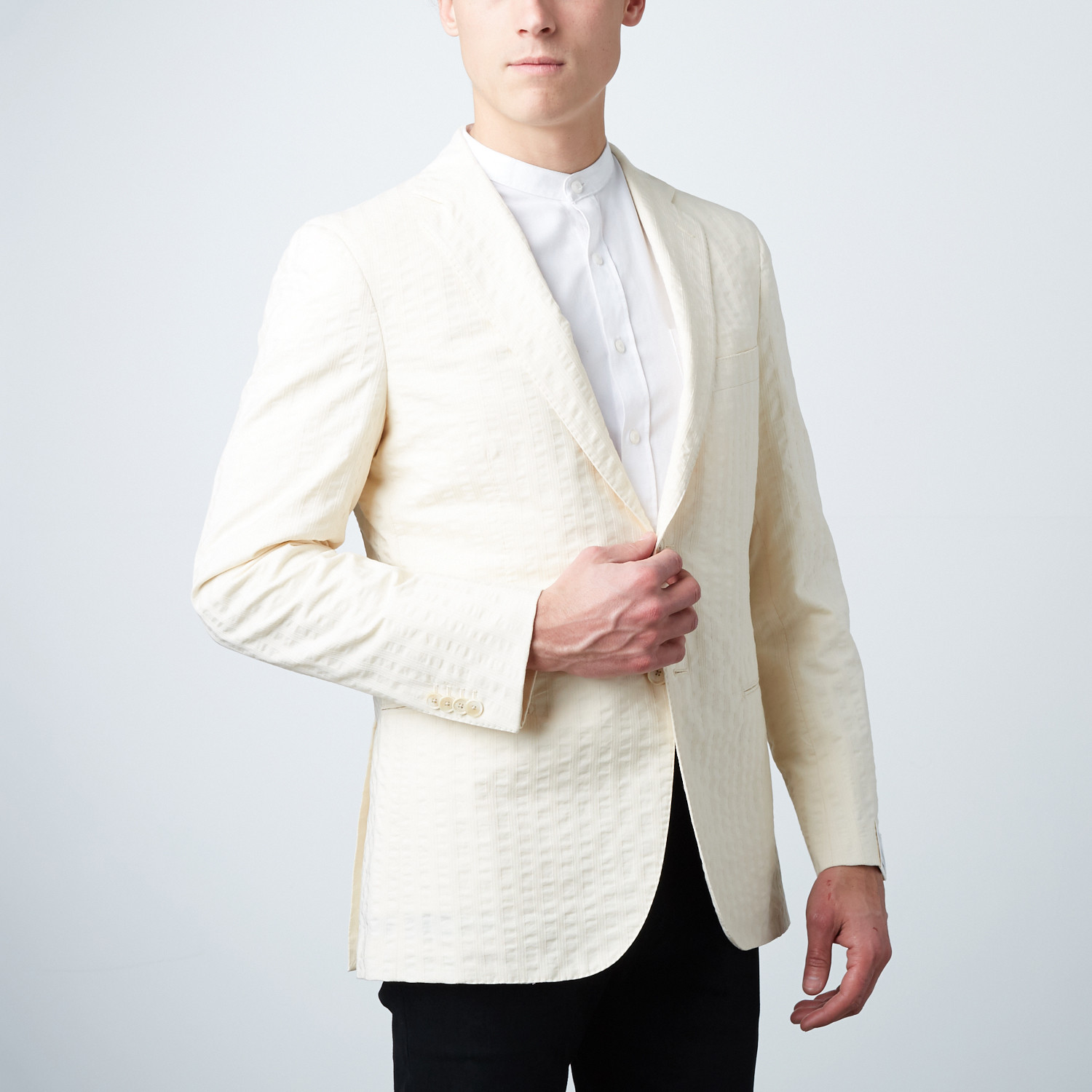 ivory tailored jacket