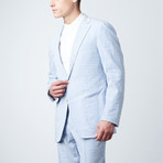 Maddox Suit // White + Blue (Euro: 54)