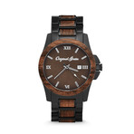 Original Grain Ebony Wood Classic Quartz // OG5012