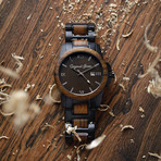 Original Grain Ebony Wood Classic Quartz // OG5012