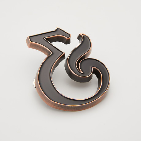 Ainsley Ampersand Lapel Pin // Onyx