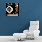 Framed Autographed Drumhead Collage // Michael Jackson