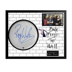 Framed Autographed Drumhead Collage // Pink Floyd