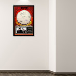 Framed Autographed Drumhead Collage // U2