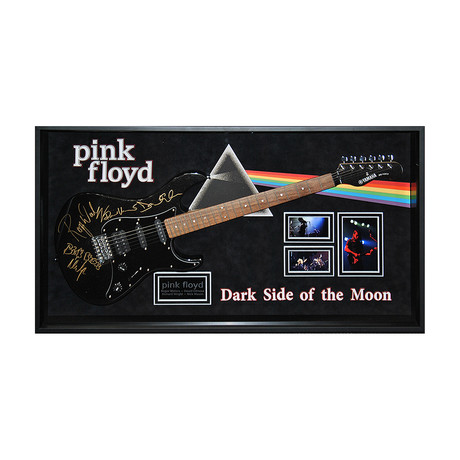 Autographed + Framed Guitar // Pink Floyd