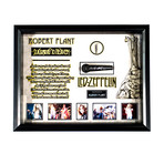 Autographed Microphone Collage // Led Zeppelin