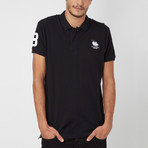 Polo Club Shirt // Black + White (XL)