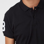 Polo Club Shirt // Black + White (XL)