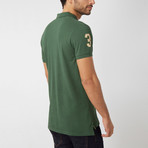 Polo Club Shirt // Green + Gold (XL)
