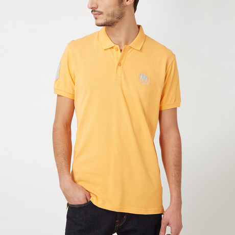 Polo Club Shirt // Orange + Silver (S)