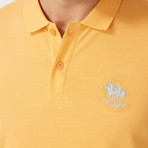 Polo Club Shirt // Orange + Silver (2XL)