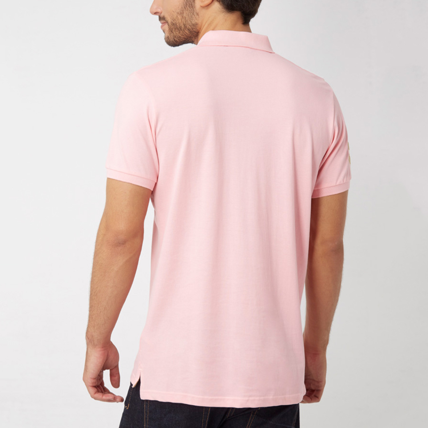 Polo Club Shirt // Pink + Gold (S) - Frank Ferry - Touch of Modern