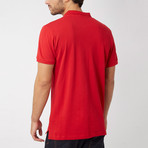 Polo Club Shirt // Red + Gold (2XL)