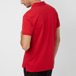 Polo Club Shirt // Red + Navy (L)